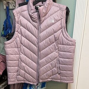 The North Face Mauve Pink/lavender Quilted Down Vest